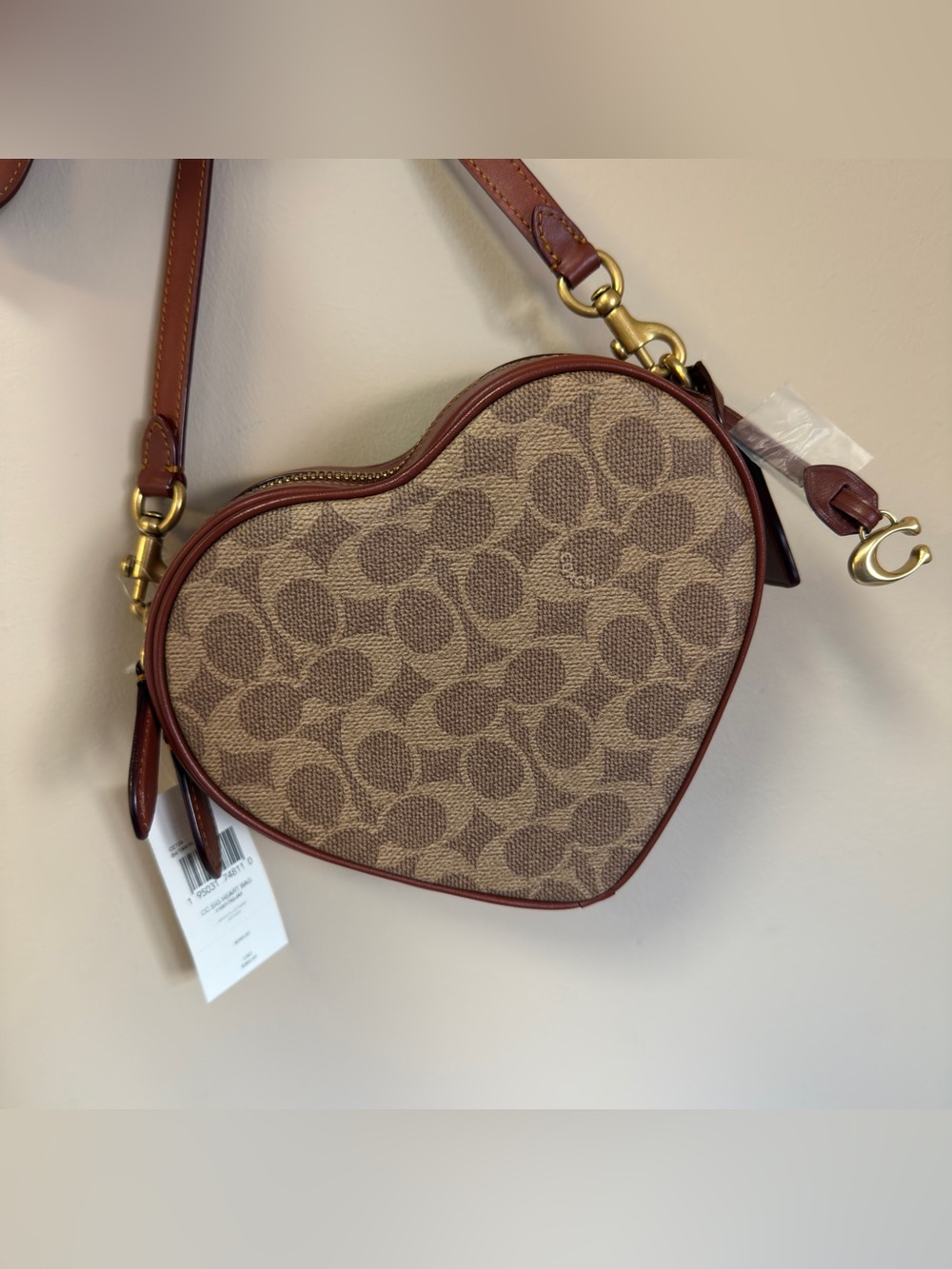 Coach CE726 CC SIG HEART BAG
